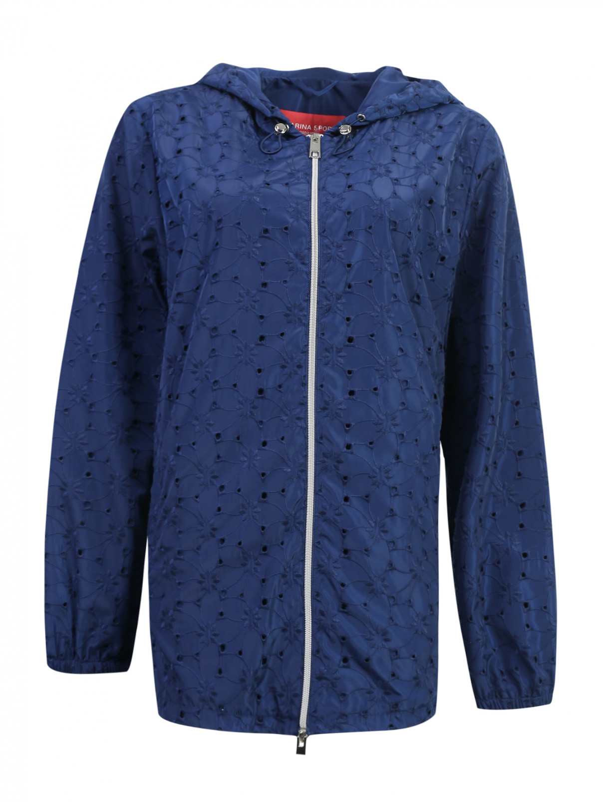 Легкая ветрозащитная куртка на молнии Marina Sport  –  Общий вид  – Цвет:  Синий