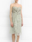 Платье из шелка Alberta Ferretti  –  Модель Верх-Низ