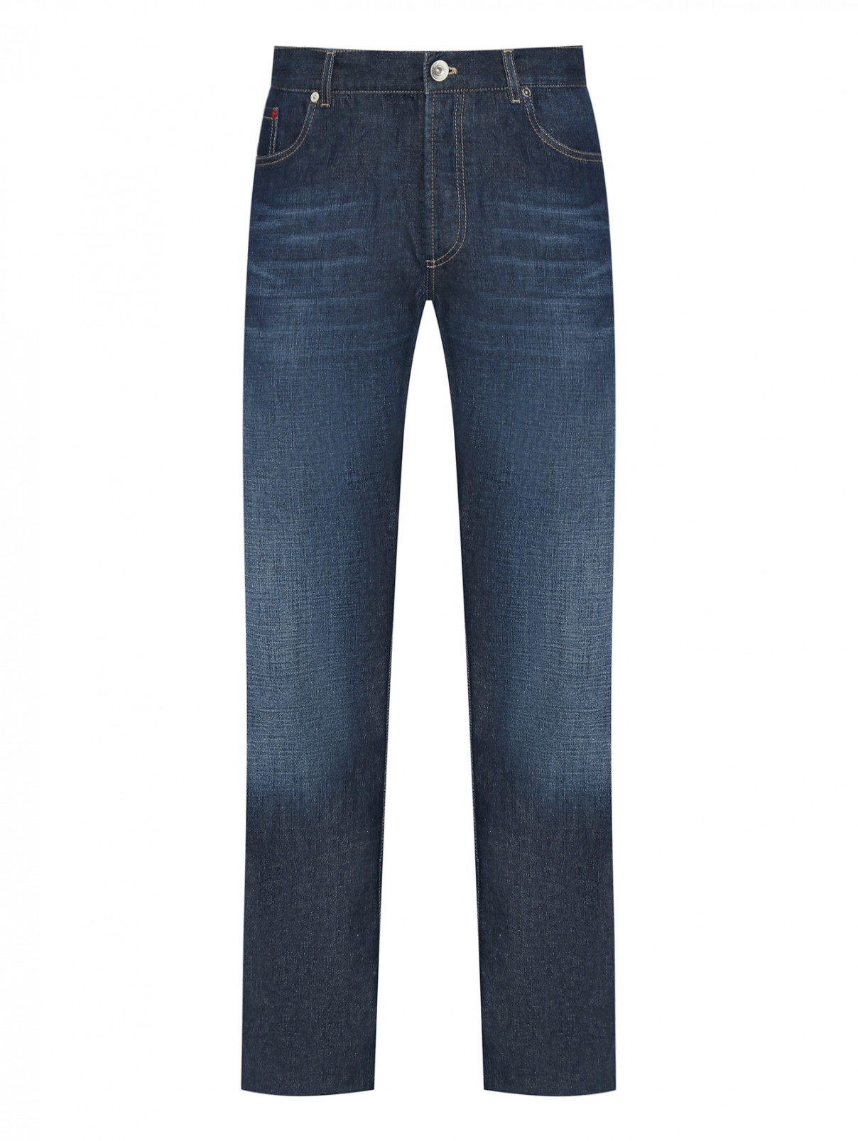 Прямые джинсы из хлопка Brunello Cucinelli  –  Общий вид