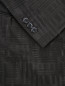 Легкий пиджак из шерсти с узором Emporio Armani  –  Деталь