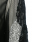 Платье-макси декорированное кружевом и кристаллами Marina Rinaldi  –  Деталь
