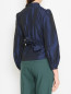 Блуза на пуговицах с драпировкой Max&Co  –  МодельВерхНиз1