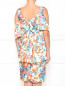Платье из хлопка с баской и цветочным узором Moschino Couture  –  Модель Верх-Низ1