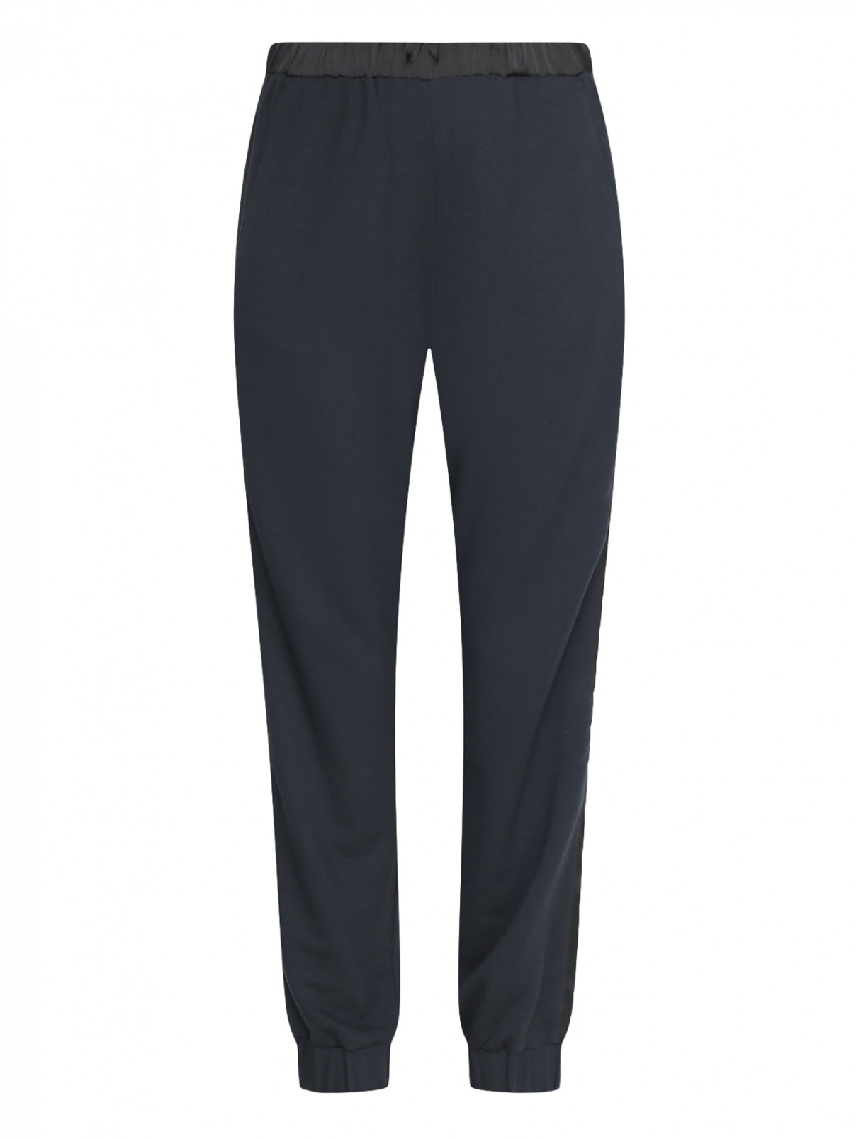 Трикотажные брюки на резинке Max&Co  –  Общий вид  – Цвет:  Синий