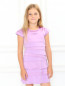 Трикотажное платье с оборками Armani Junior  –  Модель Верх-Низ