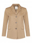 Жакет из хлопка однотонный Max Mara  –  Общий вид