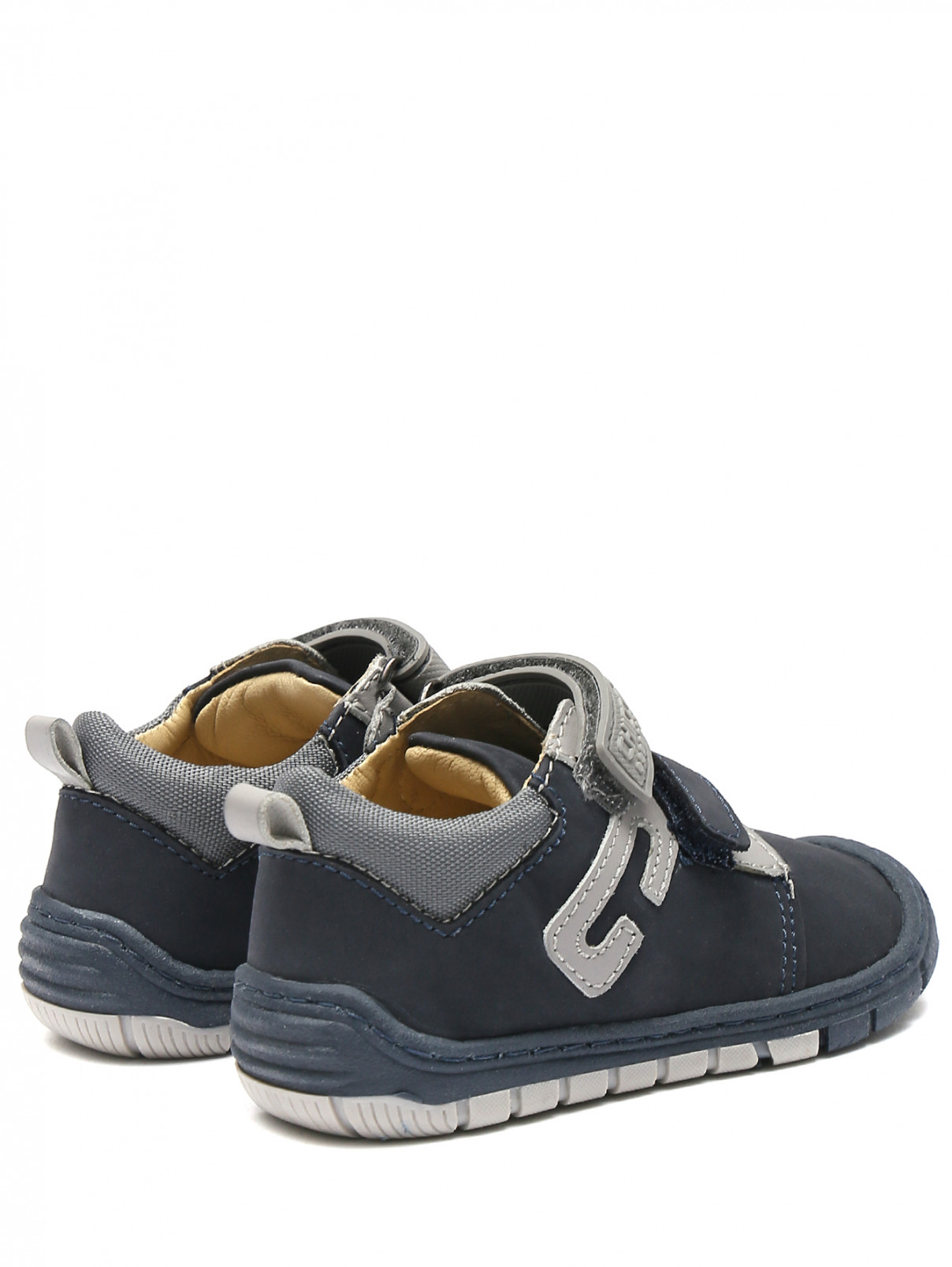Ботинки с контрастной отделкой Chicco  –  Обтравка2  – Цвет:  Синий