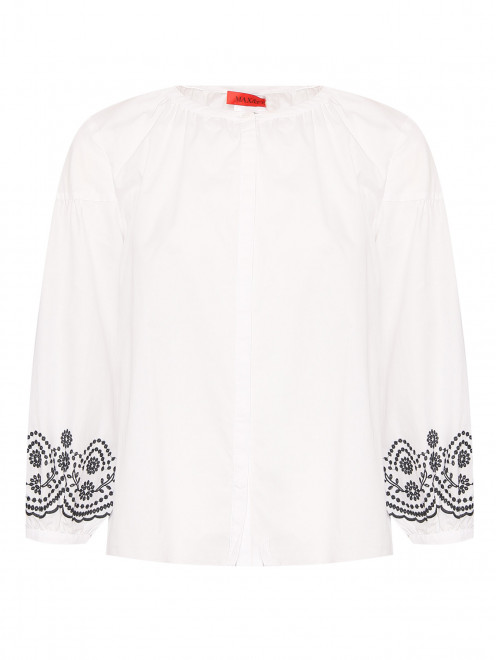 Блуза из хлопка с вышивкой Max&Co - Общий вид