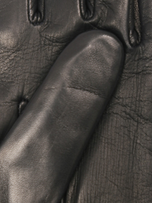 Высокие перчатки из гладкой кожи - Деталь1