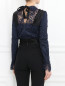 Кружевная блуза с декором Dolce & Gabbana  –  Модель Верх-Низ1