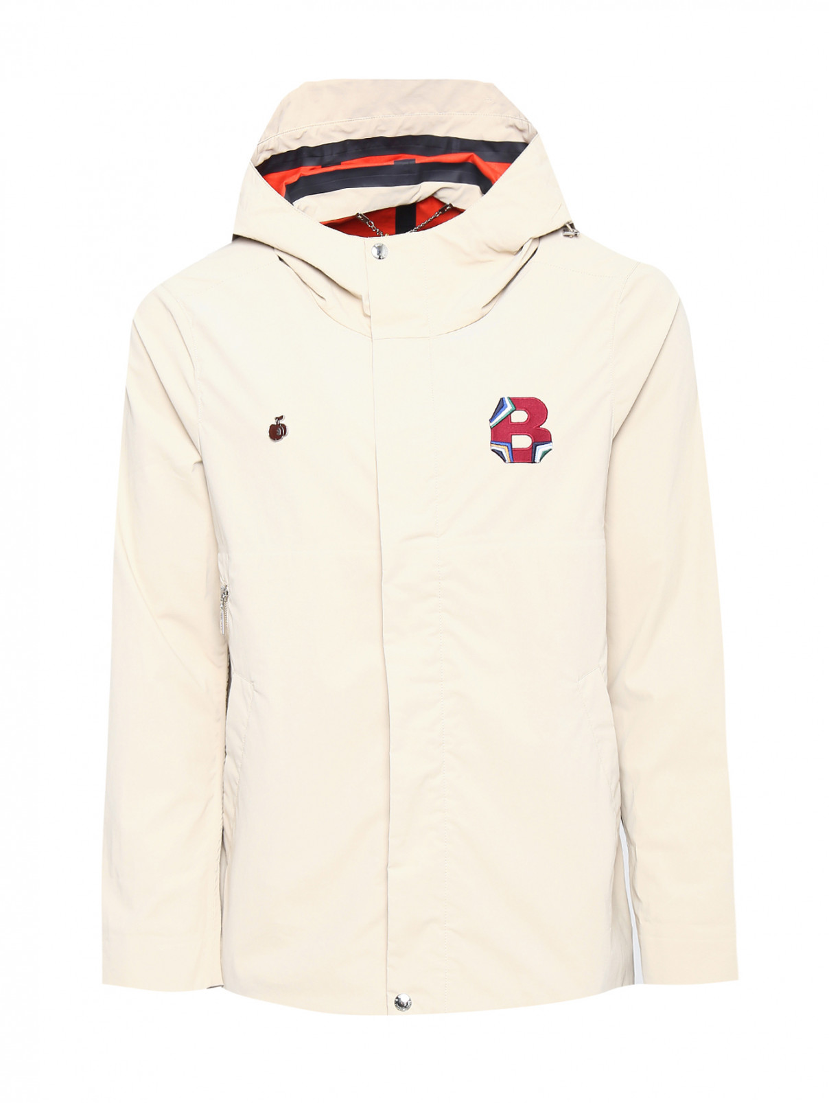 Куртка на молнии с карманами BOSCO  –  Общий вид  – Цвет:  Бежевый