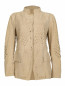 Кожаный пиджак с перфорацией Ermanno Scervino  –  Общий вид