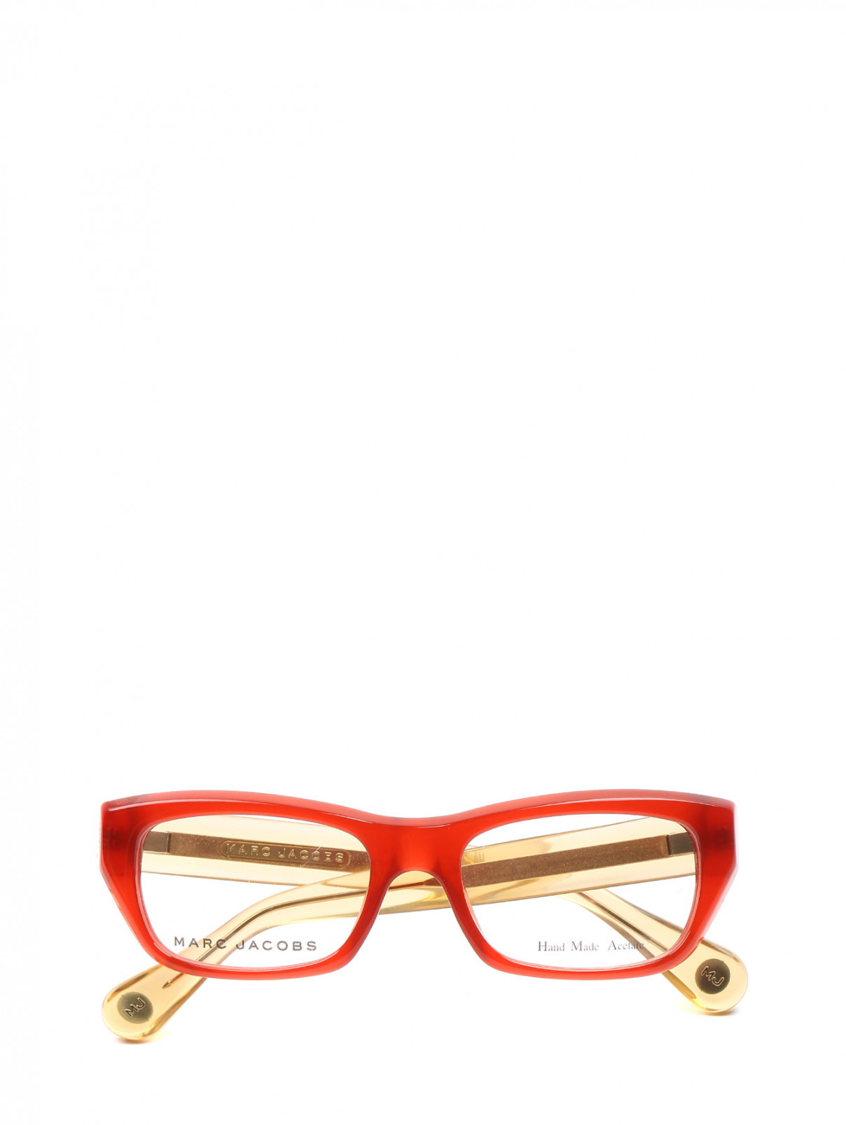 Оправа с контрастной отделкой Marc Jacobs  –  Общий вид  – Цвет:  Красный
