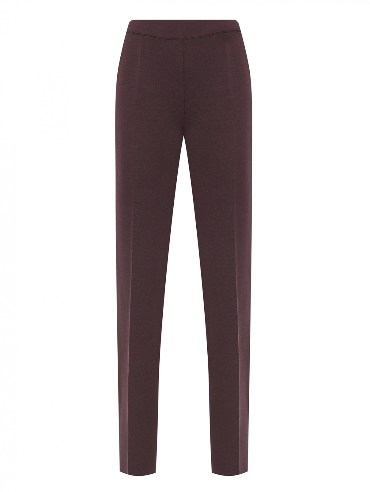 Трикотажные брюки со стрелками MRZ  –  Общий вид  – Цвет:  Фиолетовый