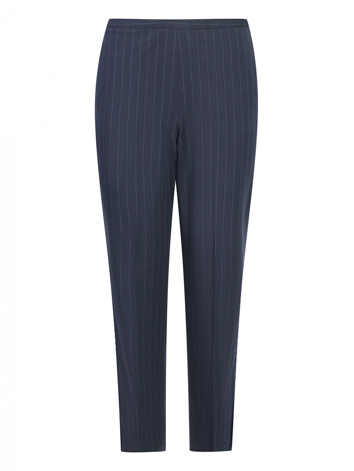 Укороченные брюки из хлопка и шерсти Antonio Marras  –  Общий вид  – Цвет:  Узор