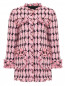Пальто с узором и декоративной бахромой Moschino Boutique  –  Общий вид