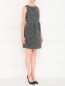 Платье-мини  из фактурной ткани с боковыми карманами Emporio Armani  –  Модель Общий вид