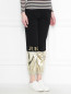 Спортивные брюки из хлопка с принтом Juicy Couture  –  МодельВерхНиз