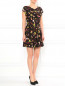 Платье-мини с цветочным узором Moschino Cheap&Chic  –  Модель Общий вид