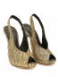 Кожаные туфли с золотой нитью Fabi  –  Общий вид