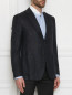 Пиджак из шерсти и шелка с накладными карманами Pal Zileri  –  МодельВерхНиз