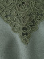 Платье-футляр из шерсти и шелка с отделкой из кружева Ermanno Scervino  –  Деталь