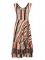 Платье из шелка с узором "полоска" Sportmax  –  Общий вид