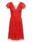 Платье-мини с кружевной отделкой Alberta Ferretti  –  Общий вид