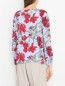 Блуза прямого кроя с цветочным принтом S.Oliver  –  МодельВерхНиз1