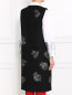 Однобортный жилет из шерсти с вышивкой Jil Sander  –  Модель Верх-Низ1