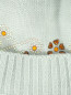 Шапка с помпоном декорированная кристаллами IL Trenino  –  Деталь