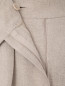 Шорты из льна с защипами Max Mara  –  Деталь