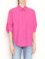 Блуза из хлопка с вырезами на рукавах Moschino Boutique  –  МодельВерхНиз