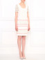 Платье-миди свободного кроя с отделкой из кружева Moschino Cheap&Chic  –  Модель Общий вид