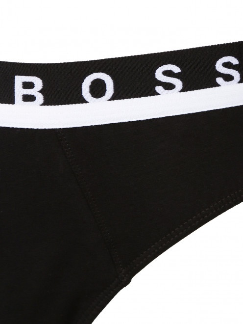 Трусы-брифы из хлопка Hugo Boss - Деталь