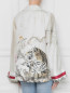 Блуза из шелка с узором Forte Dei Marmi Couture  –  МодельВерхНиз1