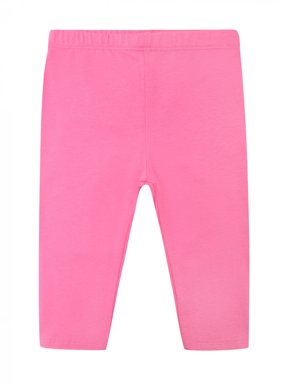Однотонные брюки из трикотажа Il Gufo  –  Общий вид  – Цвет:  Розовый