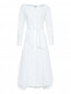 Платье из хлопка свободного кроя с поясом Kenzo  –  Общий вид