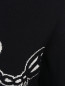 Джемпер из шерсти мелкой вязки с узором Moschino Couture  –  Деталь