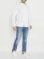 Рубашка из хлопка с накладным карманом Tommy Jeans  –  МодельОбщийВид