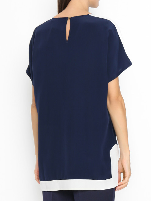 Блуза свободного кроя с разрезами - МодельВерхНиз1