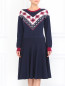 Трикотажное платье с юбкой-солнце BOSCO  –  Модель Верх-Низ