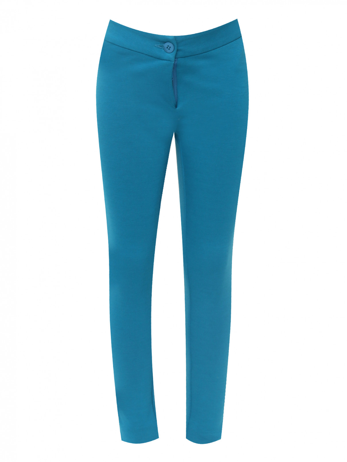 Трикотажные брюки Pinko Up  –  Общий вид  – Цвет:  Синий