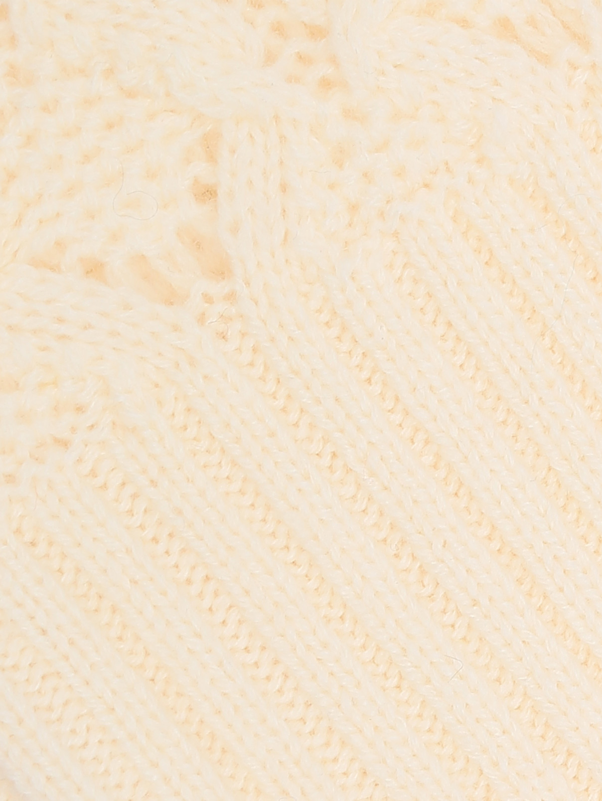 Джемпер из шерсти и кашемира с удлиненными рукавами Sportmax  –  Деталь  – Цвет:  Бежевый