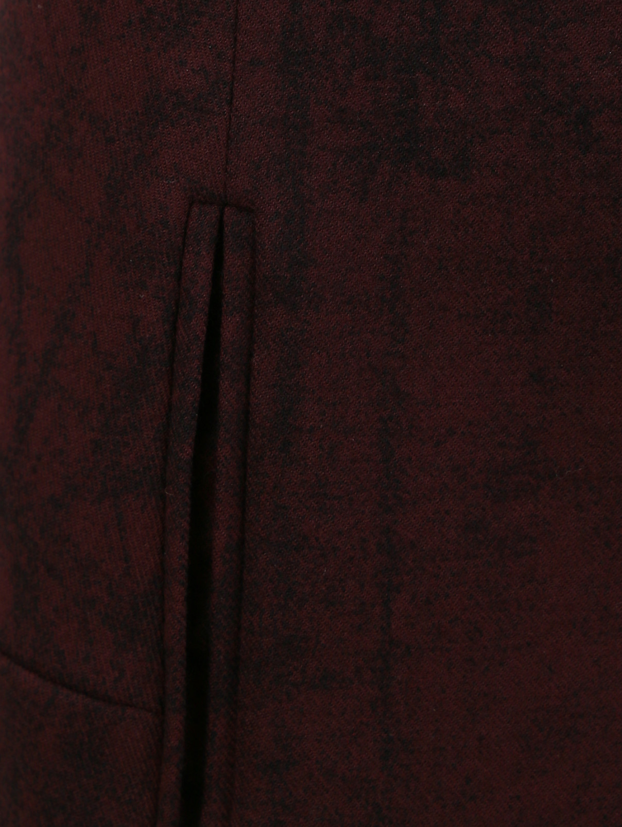 Юбка-мини из шерсти с узором Carven  –  Деталь  – Цвет:  Красный