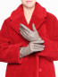 Высокие перчатки из кожи Marina Rinaldi  –  МодельОбщийВид