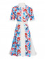 Платье из хлопка с узором I'M Isola Marras  –  Общий вид