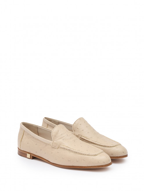 Лоферы из фактурной кожи Max Mara - Общий вид