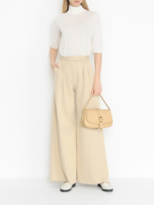 Широкие брюки с карманами Max Mara - МодельОбщийВид