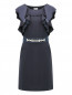 Платье-мини из вискозы с декоративной отделкой Max&Co  –  Общий вид